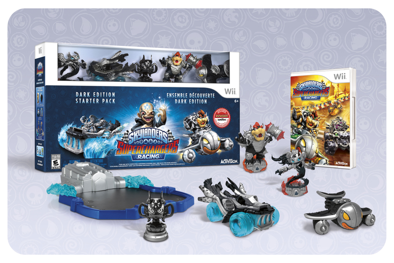 Illustration for article titled SuperChargers Dark Editions Complicate Skylander And Amiibo Collecting